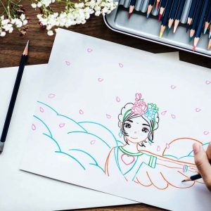 Pack lámina para colorear Frida Kahlo