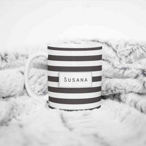 Taza Líneas Negras